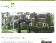 Tablet Screenshot of glenhyrst.ca